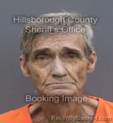 Mugshot of JAMES REX LEE BRIDGES booked in Hillsborough County, Florida on June 13, 2026