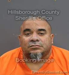 Mugshot of JOSEPH OMAR BIDOT VAZQUEZ booked in Hillsborough County, Florida on June 14, 2026
