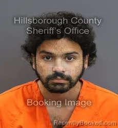 Mugshot of JOSE ANDRES SIERO GRIJALVA booked in Hillsborough County, Florida on June 14, 2026