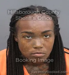 Mugshot of SHQURRIA OLIVIA WALKER booked in Hillsborough County, Florida on June 14, 2026