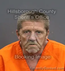 Mugshot of JAMIE LEE EVANS booked in Hillsborough County, Florida on June 14, 2026
