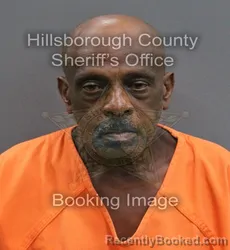 Mugshot of TERRY EVANS booked in Hillsborough County, Florida on June 14, 2026