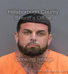 Mugshot of CHRISTIAN COLINA booked in Hillsborough County, Florida on June 15, 2026