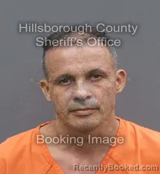 Mugshot of HECTOR ENRIQUE ROA booked in Hillsborough County, Florida on June 15, 2026