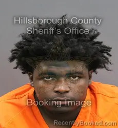 Mugshot of CALEB KALEED HOWARD booked in Hillsborough County, Florida on June 15, 2026