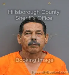Mugshot of PEDRO LUIS BURGOS booked in Hillsborough County, Florida on June 15, 2026