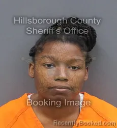 Mugshot of MARVINESHA B GROOMS booked in Hillsborough County, Florida on June 15, 2026