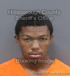 Mugshot of JAYLEN JEREMIAH SIMPSON booked in Hillsborough County, Florida on June 15, 2026
