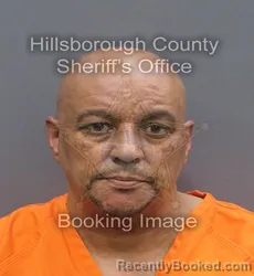 Mugshot of CHARLES WILLIAM RIVERS booked in Hillsborough County, Florida on June 16, 2026