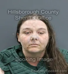 Mugshot of CHRISTINA JEAN MATTHEWS booked in Hillsborough County, Florida on June 16, 2026