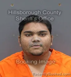 Mugshot of ASIFUL ISLAM NIROB booked in Hillsborough County, Florida on June 16, 2026