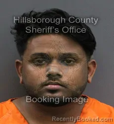 Mugshot of ADEEB HOSSAIN booked in Hillsborough County, Florida on June 16, 2026