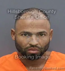 Mugshot of JUAN G MENDEZ booked in Hillsborough County, Florida on June 16, 2026