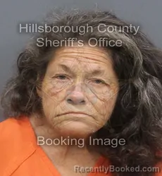 Mugshot of ALLISON MAE RANNELS booked in Hillsborough County, Florida on June 16, 2026
