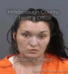 Mugshot of TIFFANY CALDERT booked in Hillsborough County, Florida on June 16, 2026