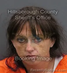 Mugshot of REBECCA LEAH ACKERMAN booked in Hillsborough County, Florida on June 16, 2026