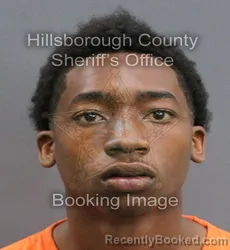 Mugshot of OMARIZE JAQUAN THOMAS booked in Hillsborough County, Florida on June 16, 2026