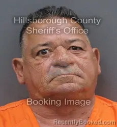 Mugshot of ANGEL L MONTES DE OCA booked in Hillsborough County, Florida on June 16, 2026