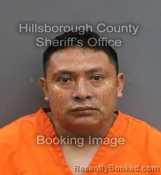 Mugshot of ALEJANDRO MARCOS-MUNOZ booked in Hillsborough County, Florida on June 17, 2026