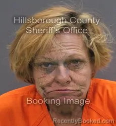 Mugshot of JENNIE MELISSA GREGORY booked in Hillsborough County, Florida on June 17, 2026