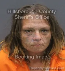 Mugshot of APRIL MARIE CURINGTON booked in Hillsborough County, Florida on June 17, 2026