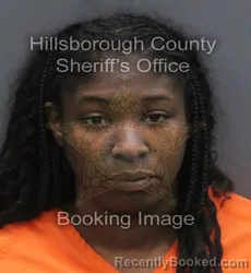 Mugshot of ANDREA LAPRINCE THOMAS booked in Hillsborough County, Florida on June 17, 2026