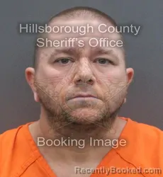Mugshot of MARK HENRY SYDOW booked in Hillsborough County, Florida on June 17, 2026