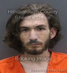 Mugshot of CHASE ALEX STUART OLIVER booked in Hillsborough County, Florida on June 17, 2026