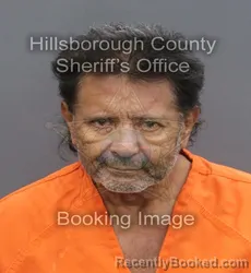 Mugshot of HIPOLITO R PRADO booked in Hillsborough County, Florida on June 17, 2026