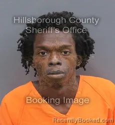 Mugshot of ANTONIO EUGENE BROWN booked in Hillsborough County, Florida on June 17, 2026