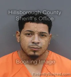 Mugshot of BRAYAN YASIR ULLOA COLINDREZ booked in Hillsborough County, Florida on June 17, 2026