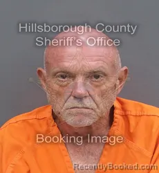 Mugshot of KEVIN JAMES LIDDLE booked in Hillsborough County, Florida on June 17, 2026