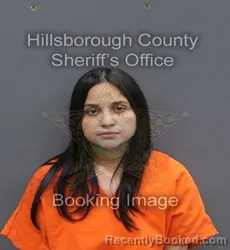 Mugshot of GABY BEATRIS VELASQUEZ BONILLA booked in Hillsborough County, Florida on June 17, 2026