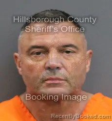 Mugshot of JOSE ROLAND ROMAN booked in Hillsborough County, Florida on June 17, 2026