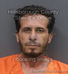 Mugshot of SOUFIANE OULED AMOR booked in Hillsborough County, Florida on June 17, 2026