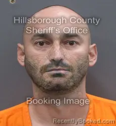 Mugshot of VICTOR RAUL CASTANO CANO booked in Hillsborough County, Florida on June 17, 2026