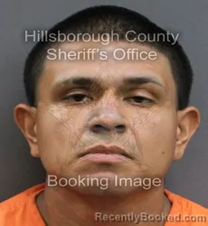 Mugshot of ANTONIO TREVINO booked in Hillsborough County, Florida on June 18, 2026