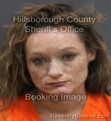 Mugshot of JOLEINE MARIE ANDERSON booked in Hillsborough County, Florida on June 18, 2026