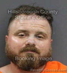 Mugshot of ADAM MATTHEW ROBINSON booked in Hillsborough County, Florida on June 18, 2026
