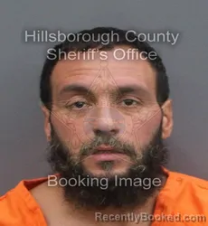 Mugshot of JOSE ANTONIO COLON booked in Hillsborough County, Florida on June 18, 2026