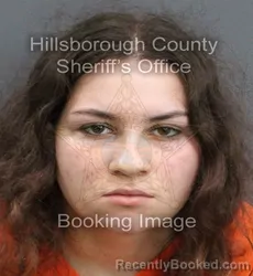 Mugshot of JULIA INES GUILARTE booked in Hillsborough County, Florida on June 18, 2026