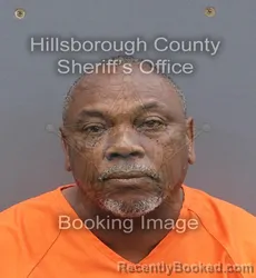 Mugshot of BERNARD LEROY PINDER booked in Hillsborough County, Florida on June 18, 2026
