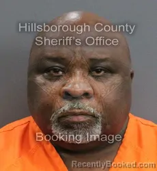 Mugshot of JERRIEL BAZILE booked in Hillsborough County, Florida on June 18, 2026