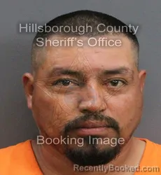 Mugshot of EDUARDO MARTINEZ booked in Hillsborough County, Florida on June 18, 2026
