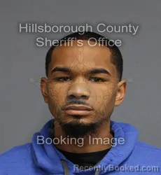 Mugshot of CHRISTIAN TERRELL BROWN booked in Hillsborough County, Florida on June 18, 2026