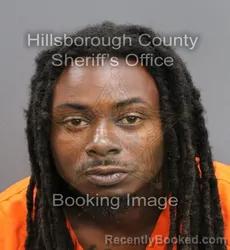 Mugshot of ORENTHIAL KOREY JR MILLER booked in Hillsborough County, Florida on June 18, 2026