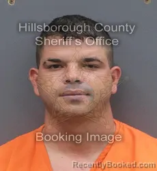 Mugshot of JAVIER JESUS VELOSO RAMOS booked in Hillsborough County, Florida on June 18, 2026