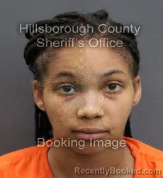 Mugshot of DANEJA COLLINS booked in Hillsborough County, Florida on June 18, 2026