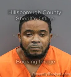 Mugshot of TAMIR HASAN MULKEY booked in Hillsborough County, Florida on June 18, 2026