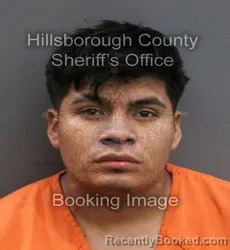 Mugshot of FELIX GOMEZ JIMENEZ booked in Hillsborough County, Florida on June 19, 2026